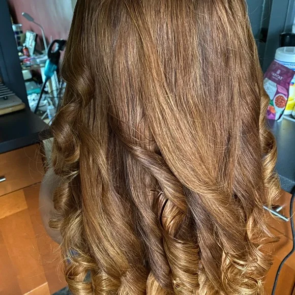 Luxury Honey blonde lace frontal human hair wig - Picture 7 of 9